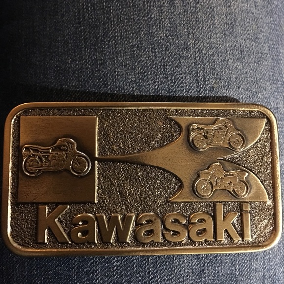 kawasaki belt buckle